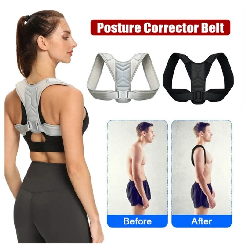 Posture Corrector Unisex Adjustable For Clavicle  Spine Support Belt Reshape Your Body Home Office Sport Upper Back Neck Brace